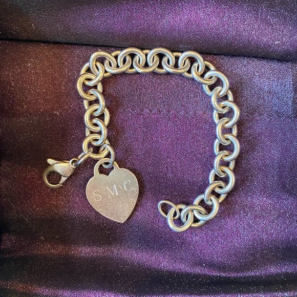 Tiffany & Co. Jewelry - Tiffany's Heart Bracelet - Engraved